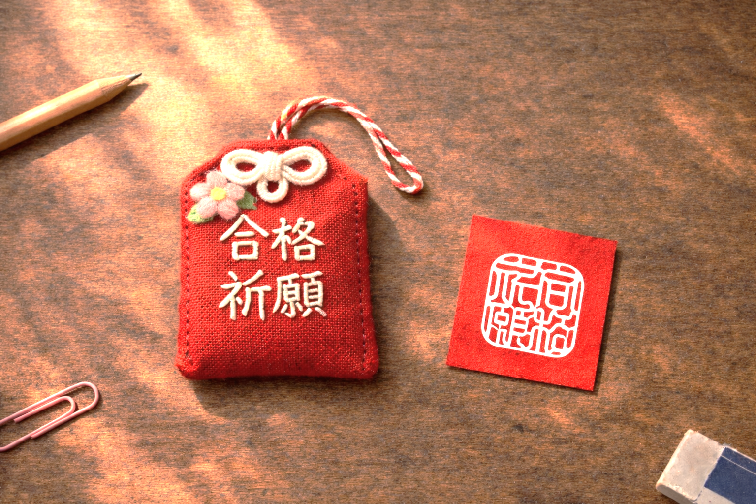 合格祈願　受験生　お守り　お札　開運　学業成就　必勝合格　贈る　　手作り